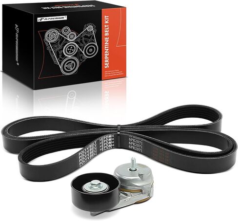 A -Premium Engine Serpentine Belt Drive Kit متوافقة مع Ford Taurus & Mercury Sable ، 2001 2002 2003 2005 - DOHC 3.0L in Saudi Arabia