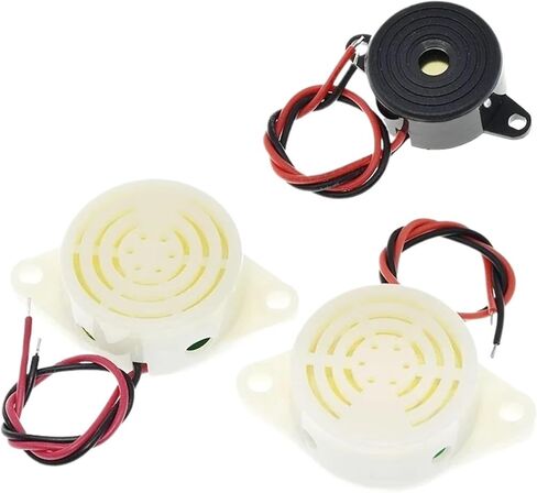 95DB إنذار عالي DCIBEL DC 3-24V 12V الجرس الإلكترونية تنبيه الإنذار المتقطع CORE BEEP CAR VAN SFM-27 (SFM-27I) in Saudi Arabia