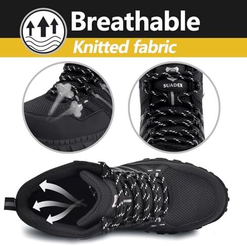 أحذية SUADEX من الفولاذ لأصابع القدم للرجال أحذية سلامة العمل للرجال أحذية عمل بمقدمة مركبة للرجال أحذية غير قابلة للتدمير من الفولاذ in Kuwait