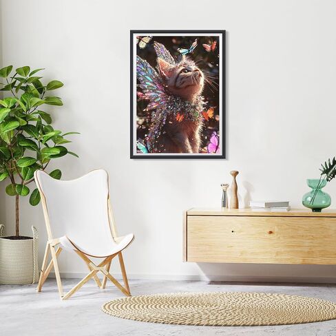 Diamond Art Kits for Adults Birds Flowers, 5D Diamond Painting Kits for Beginners DIY Full Drill Diamonds Painting Pictures, Diamond Gem Art Painting DIY Crafts Kit for Home Wall Decor 12x16inch in Kuwait