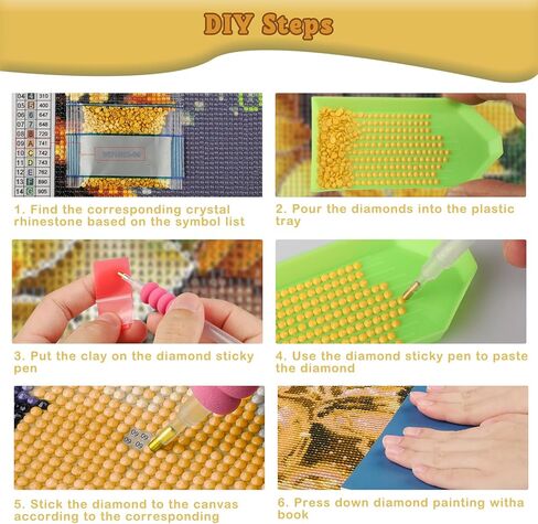 Diamond Art Kits for Adults Birds Flowers, 5D Diamond Painting Kits for Beginners DIY Full Drill Diamonds Painting Pictures, Diamond Gem Art Painting DIY Crafts Kit for Home Wall Decor 12x16inch in Kuwait