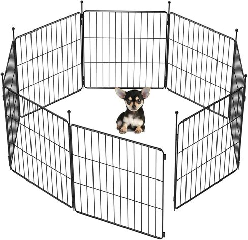 FXW MiniPaws Dog Playpen, Indoor, Yard & RV Camping, 20" H, 8 Panels in Saudi Arabia