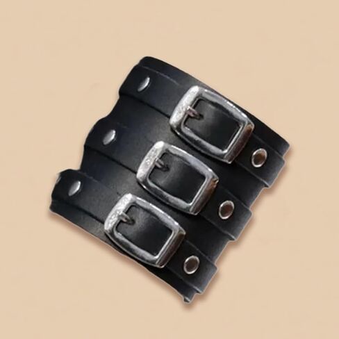 2pcs خدرات جلدية للرجال من إكسسوارات النهضة رجال حرس ذراع من القرون الوسطى للنساء رجال عصر النهضة الأزياء في العصور الوسطى هدايا الهالوين المجوهرات in Kuwait