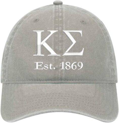 Kappa Sigma الأخوة البيسبول قبعة - Kappa Sigma المطرزة قبعة الحروف اليونانية - صبغة صبغة القطن in Kuwait