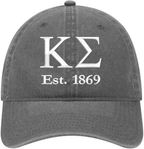 Kappa Sigma الأخوة البيسبول قبعة - Kappa Sigma المطرزة قبعة الحروف اليونانية - صبغة صبغة القطن in Kuwait