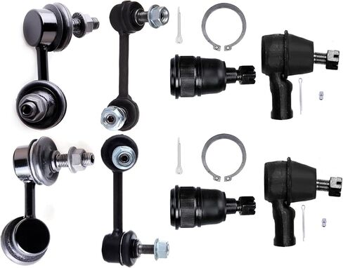 Scitoo 8pcs التعليق الأمامي مجموعة Rod Rod End Fit 2003-2011 لـ Honda Element Lower Ball Sway Bar Link in Saudi Arabia