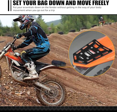 رف الذيل متوافق مع KTM 125-530 EXC-F/XC-F/XC-W/XC // XCF-W/SX/SX-F/EXC TPI متوافق مع Honda CR CRFX 125 250 450 متوافق مع Yamaha YZF WRF 125 250 450 انظر Fitment in Saudi Arabia