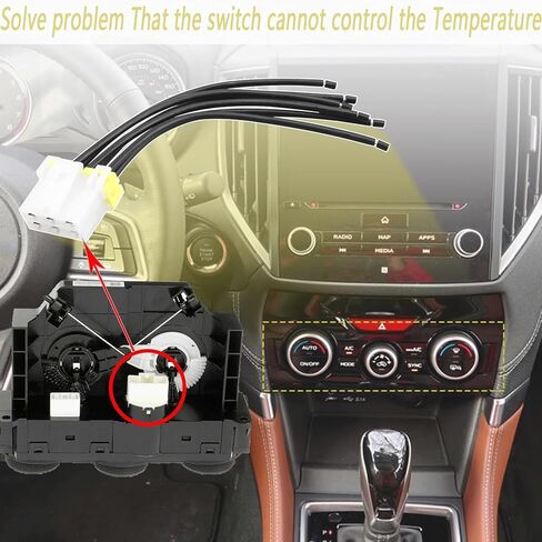 12AWG HEATER AC HVAC CONTROL BESTALL PIGALT FOR SUBARU IMPREZA 2012-2017 Subaru Crosstrek 2013-2017 Subaru Forester 2014-2017 WRX 2015-2017 Blower Motor Wire Pigtain 655-58785 12GA in Saudi Arabia