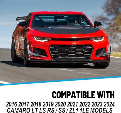 المفسد الخلفي جناح لامع أسود ZL1 1LE البديل لعام 2016-2024 CAMARO SS RS LT ZL جميع الطرز بدون كاميرا المفسد الخلفي in Kuwait
