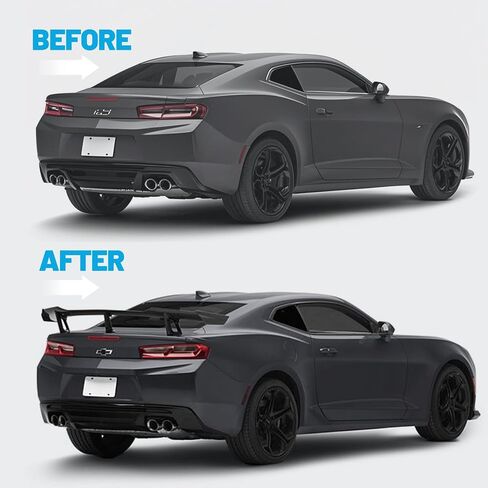 المفسد الخلفي جناح لامع أسود ZL1 1LE البديل لعام 2016-2024 CAMARO SS RS LT ZL جميع الطرز بدون كاميرا المفسد الخلفي in Kuwait