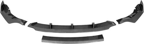 IKON MOTORSPORTS, Front Bumper Lip Compatible with 2019-2023 BMW G05 X5 M Sport, Lower Valance Chin Lip Spoiler Splitter Protector 4PC, ABS Plastic Gloss Black in Saudi Arabia
