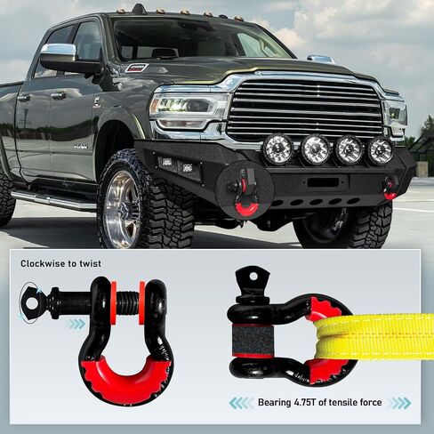 GNG Front and Rear Bumper Compatible with 2019 2020 2021 2022 2023 2024 RAM 2500/3500 w/Winch Plate & 264w Light bar &D-Rings,Textured Powder Coat in Kuwait