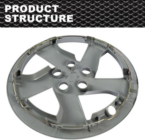 Crodessign 16 بوصة غطاء عجلة Hubcap 4pcs متوافق مع 2010-2011 Toyota Prius 570-61167 61167 in Saudi Arabia