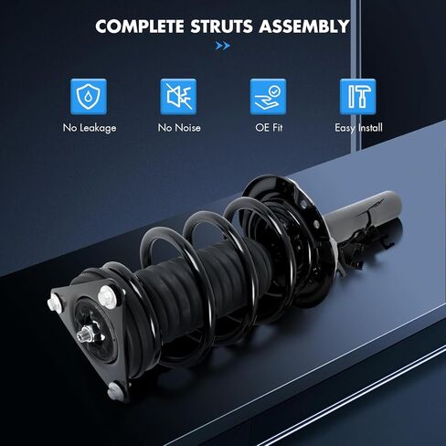 Front Struts and shocks complete assembly - Compatible with 2014 2015 2016 2017 2018 2019 2020 for Nissan Rogue S SL SV Complete Strut Replace OEM 273075 273034-2pcs in Saudi Arabia