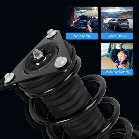 Front Struts and shocks complete assembly - Compatible with 2014 2015 2016 2017 2018 2019 2020 for Nissan Rogue S SL SV Complete Strut Replace OEM 273075 273034-2pcs in Saudi Arabia