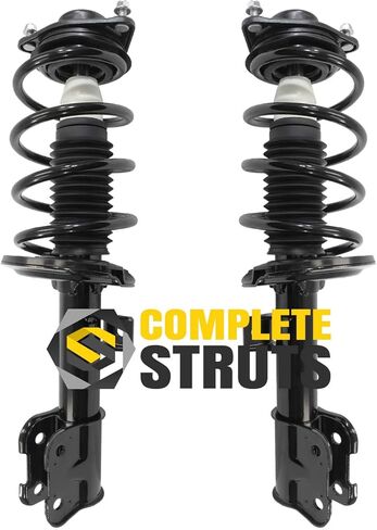 COMPLETESTRUTS - Front Quick Complete Strut Assemblies with Coil Springs Replacement for 2014-2015 Kia Sorento V6 - Set of 2 black in Saudi Arabia