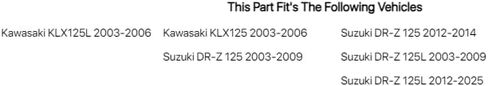 TUSK First Line Air Filter for Kawasaki KLX125 2003-2006 in Saudi Arabia