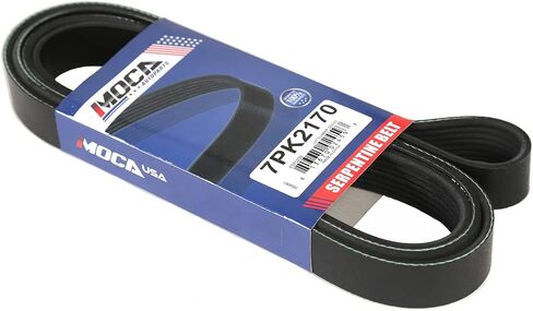 MOCA 7PK2170 EPDM Serpentine Belt fits 1991-1992 for Lincoln Town Car 4.6L & 2006-2011 for Honda Civic 1.8L in Saudi Arabia
