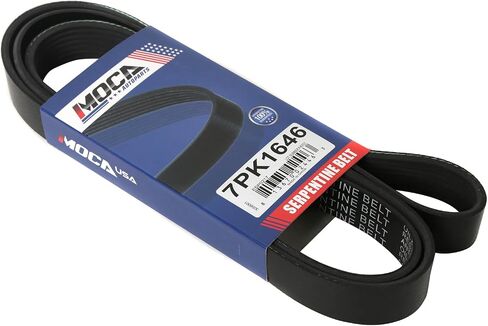 EPDM Serpentine Belt 7pk1646 متوافق مع 2006-2011 لـ Honda Civic 2.0L ، 2010-2011 لـ BMW X6 4.4L in Saudi Arabia
