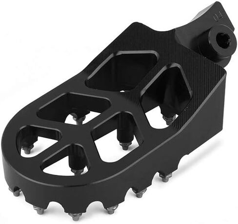 Dirt Bike Foot Pegs,Wider Motorcycle Footpegs CNC for CRF 50 CRF70 CRF80 CRF100 XR50 XR70 XR80 XR100 CRF 70 80 100 XR 50 70 80 100 Z50R Black in Saudi Arabia