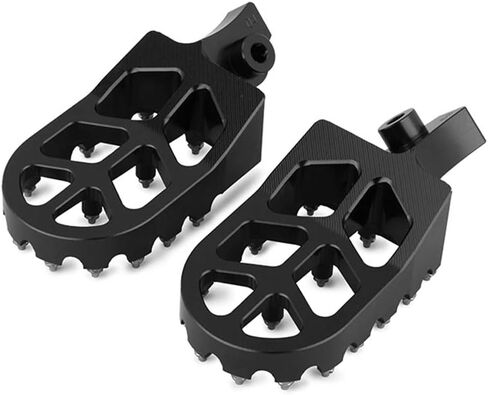 Dirt Bike Foot Pegs,Wider Motorcycle Footpegs CNC for CRF 50 CRF70 CRF80 CRF100 XR50 XR70 XR80 XR100 CRF 70 80 100 XR 50 70 80 100 Z50R Black in Saudi Arabia