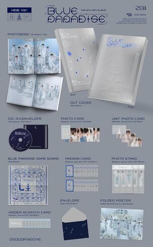 Zerobaseone ZB1 Blue Paradise 5th Mini Album (Hide Ver) in Saudi Arabia
