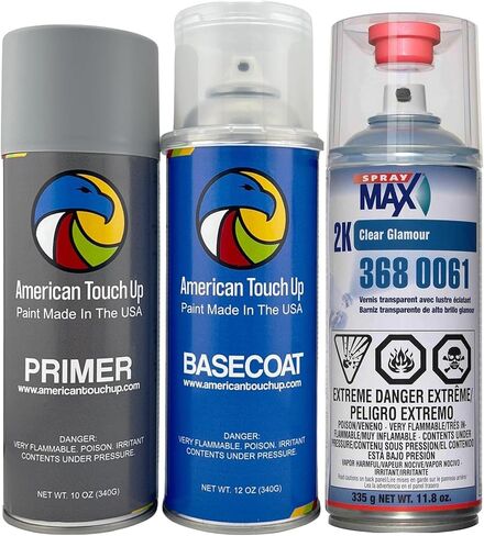 American Touch Up Paint متوافق مع Toyota Land Cruiser | UA76/UCA76 MEDER GRAY METALLIC | الرش الطلاء - basecoat in Kuwait