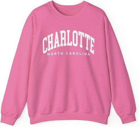 Charlotte North Carolina Adult Unisex Crewneck Sweatshirt in Kuwait