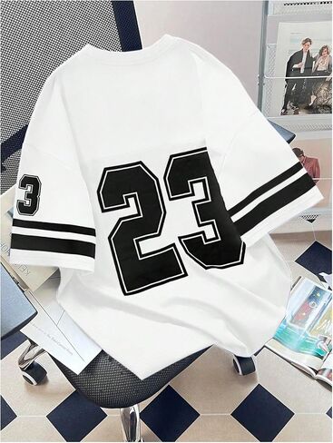 Gorglitter Men Men's Baggy Jersey Shirt Y2K Graphic Eversial Tshirts Short Summer Summer Streetwear Thirts Thirts in Kuwait