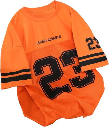 Gorglitter Men Men's Baggy Jersey Shirt Y2K Graphic Eversial Tshirts Short Summer Summer Streetwear Thirts Thirts in Kuwait