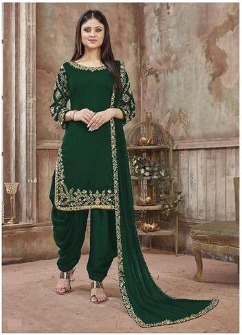 Alamara Fashion Ready To Wear Indian Pakistani Ethnic Wear Designer Punjabi Salwar Kameez Patiala Suit for Women in Saudi Arabia