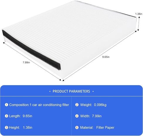 Premium Cabin Air Filter for Ford Escape, Focus, Transit Connect, and Lincoln MKC in Saudi Arabia