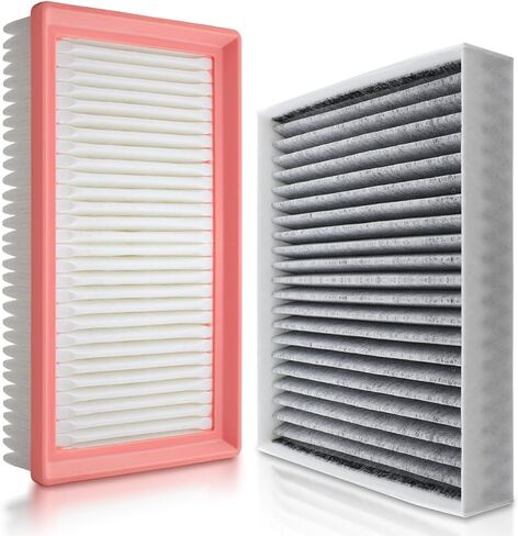 28113-H9100 97133-F2000 Engine Air Filter & Cabin Air Filter Fit for Hyundai Accent 1.6L for Kia Rio 1.6L 2018-2022 Replace# CA12296 F2H79-AK000 in Saudi Arabia