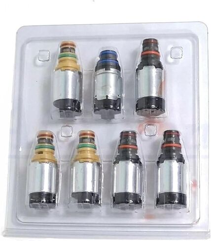 1 Set (7pcs) 6T40 6T45 6T30 6T35 Automatic Transmission OEM Solenoid Kit 7pcs/Set Compatible For CRUZE Compatible For Chevrolet Transnation 2048150A in Kuwait
