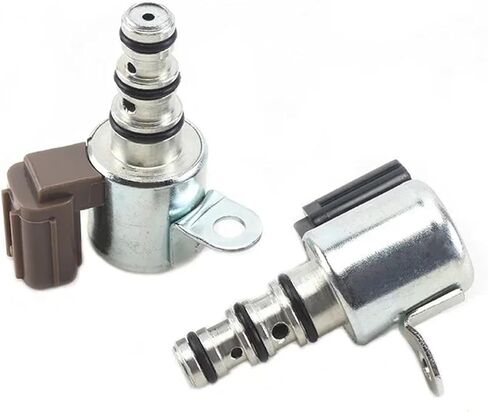 Automatic Transmission Shift Control Lock Up Solenoid Compatible For Honda Accord Acura 28400-P6H-003 28500-P6H-013(Brown) in Saudi Arabia