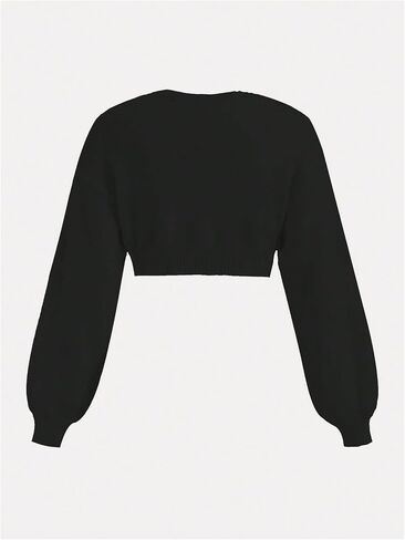GORGLITTER Women's Cherry Button Up Cropped Cardigans Long Sleeve Open Front Lightweight Dressy Sweaters in Saudi Arabia