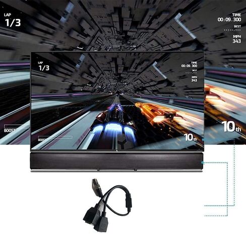 RJ45 Network 1 to 2 Port Ethernet Adapter Splitter, RJ45 1 Male to 2 Female LAN Ethernet Splitter Adapter Cable Suitable Super Cat5, Cat5e, Cat6, Cat7 LAN Ethernet Socket Connector Adapter in Kuwait