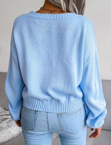 Kinghua Cropped Cardigan for Women Fall Winter Casual Knit Sweater Jackets Button Down Cute Cardigans in Saudi Arabia