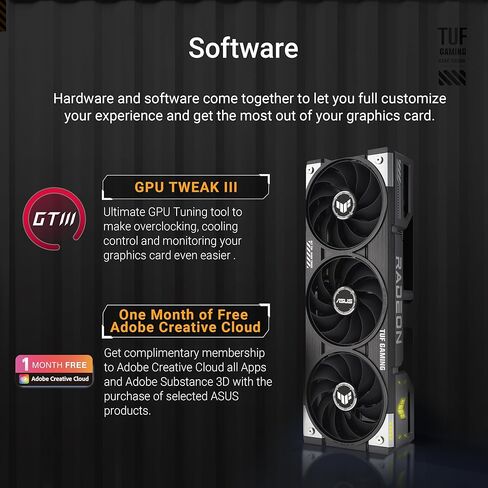 Asus Prime Radeon ™ RX 9060 XT 16GB GDDR6 OC EDITION CARDATIC (PCIE 5.0 ، HDMI/DP 2.1 ، 2.5 SLOT DESIGN ، FOR TECH TECH ، محامل مروحة الكرة المزدوجة ، BIOS المزدوجة ، GPU GUARD) in Kuwait