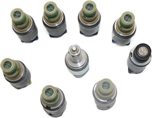 845RE 9PCS صمام الإرسال صمام التحكم في الجسم مجموعة الملف اللولبي المتوافق مع كرايسلر 3.6L Pentastar V6 متوافق مع Dodge in Saudi Arabia