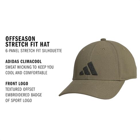 adidas Men's Offseason Stretch Fit Hat in Saudi Arabia