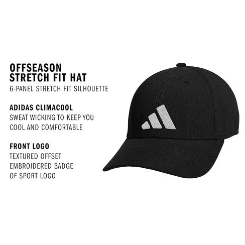 adidas Men's Offseason Stretch Fit Hat in Saudi Arabia