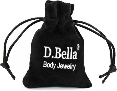 D.Bella 16G/18G/20G Flat Back Earrings Studs Push in Threadless Nose Studs Surgical Stainless Steel Labret Lip Cartilage Helix Tragus Piercing Jewelry for Women Men in Saudi Arabia