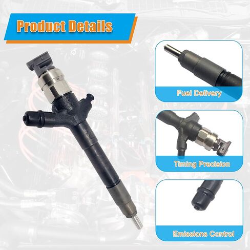 Common Rail Injector Assembly 4pcs fits for Mitsubishi L200 4D56 2008-2019 Replace OE 1465A041 095000-5600 095000-5601 in Saudi Arabia