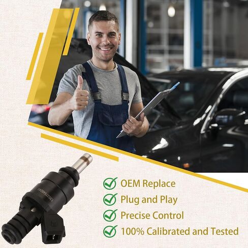 1439800 OE 3.0L Fuel Injectors,Compatible with/BMW 330i 330Ci 330Xi 2001-2006,Compatible with/BMW 3.0 530i X3 X5 Z3 Z4 |2 Holes| |Set of 6| in Saudi Arabia