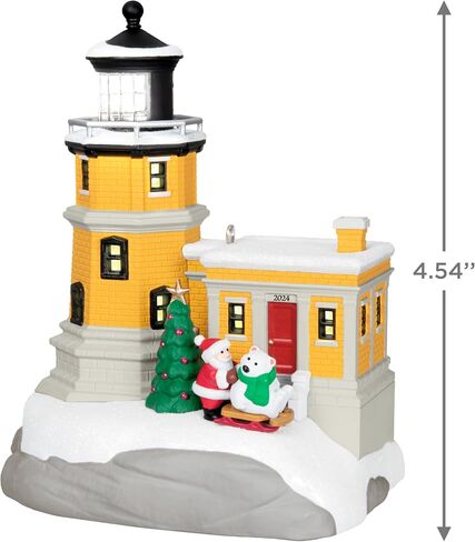 Hallmark Themsake Christmas Ornament 2025 ، Holiday Lighthouse 2025 مع الضوء ، الهدايا لعشاق عيد الميلاد in Saudi Arabia