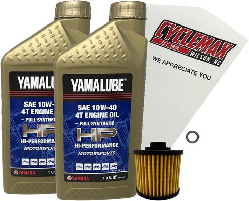 طقم تغيير زيت Yamalube الكامل التوافق مع 2008-2025 Yamaha v Star 250 in Saudi Arabia