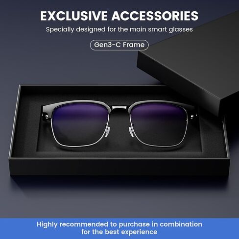 Smart Glasses for Men & Women – Bluetooth Glasses with Open Ear Speaker, HD Mic, Blue Light Blocking Lens in Kuwait