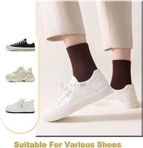 Magiarte Womens Mini Crew Cotton Socks Light Weight (No Cushion) Arch Supper in Kuwait
