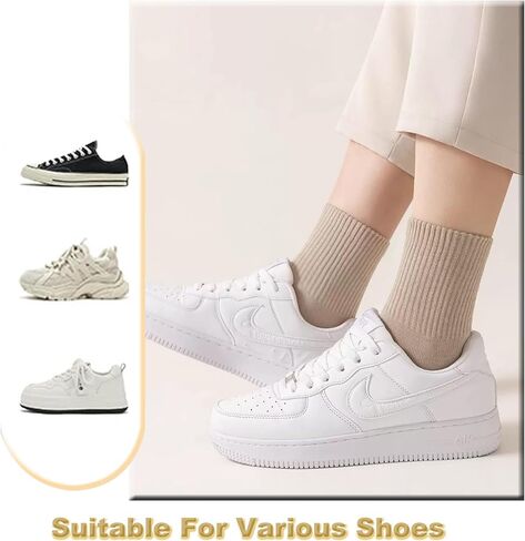 Magiarte Womens Mini Crew Cotton Socks Light Weight (No Cushion) Arch Supper in Kuwait
